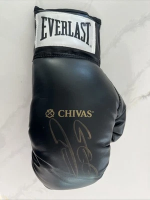 Guante de Boxeo Negro Everlast Firmado/Autografiado Gennady Golovkin GGG Foto 1 de 3