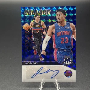 2023-24 Panini Mosaic Jaden Ivey Collage Auto Blue /25 - Picture 1 of 6