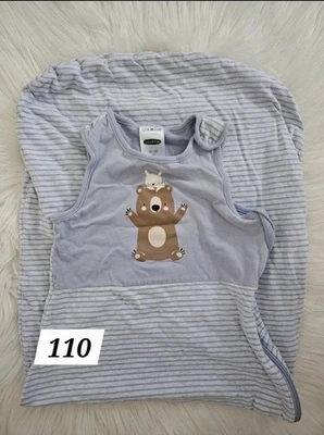 ♥ Blogger Lily & Dan Schlafsack Sommerschlafsack flieder grau 110 0,5TOG NEU ♥ - Bild 1 von 4