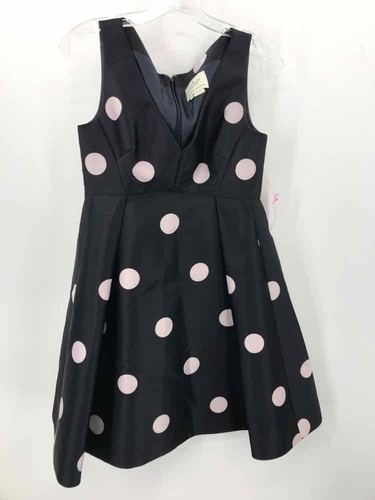 Abito smanicato Kate Spade Navy taglia 2 a pois lunghezza ginocchio