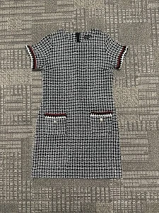 Boucle Style dress With Pearl Button Detail - Picture 1 of 1