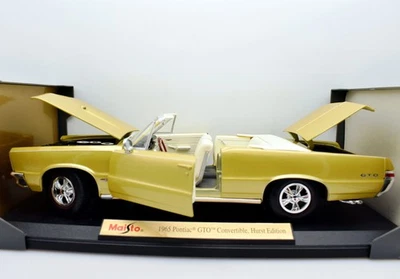Modellino auto scala 1:18 Pontiac GTO convertible hurst edition Maisto diecast m - Immagine 1 di 4