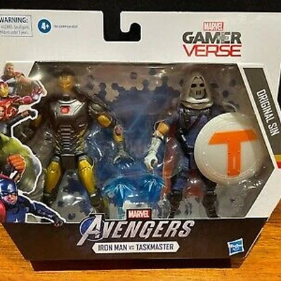 Marvel Gamerverse - IRON MAN vs. TASK MASTER 6" Action Figure 2 Pack - Imagem 1 de 4