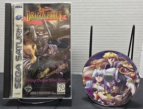 Dragon Force (Sega Saturn, 1996) Complete CIB [Working Designs RPG]