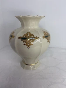 Lenox Collectible Porcelain Catalan Vase 7" Tall Made in USA - Picture 1 of 7