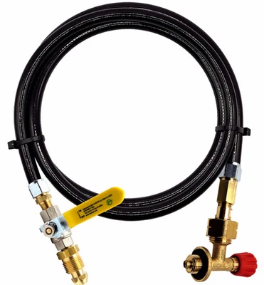 LPG Gas Bottle Refill Set Adaptors To Fill Empty Campingaz 907 904 901 Cylinders - Image 1 of 4