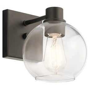 Kichler 45892 Bronze Harmony Single Light 6-1/2"W Bathroom Sconce - Picture 1 of 1