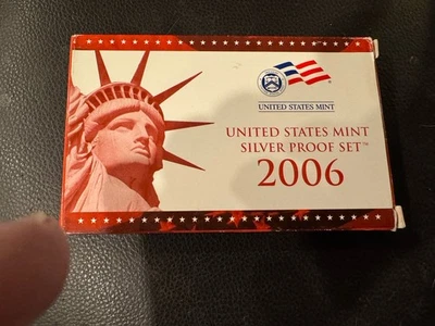 2006-S--US Mint Silver Proof Coin Set with COA---10 Coins - Image 1 of 4