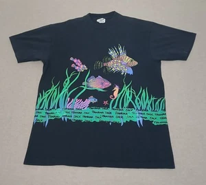 Vintage 90s Panama Jack Crazy Double Sided Mens T Shirt Size XL Single Stitch - Picture 1 of 9