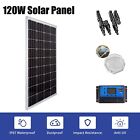 120w Solar Panel Kit 12v 120 Watt Mono Battery Charger Power Bank Usb Controller