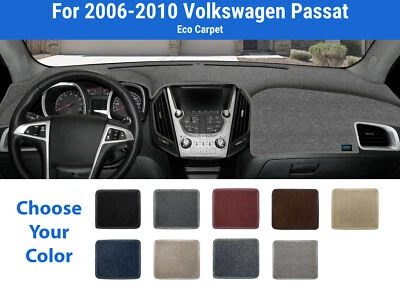 Cubierta de alfombrilla de tablero para Volkswagen Passat 2006-2010 (alfombra de polietileno) Foto 1 de 4