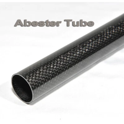 OD 8mm 3K Carbon Fiber Tube ID 4mm 5mm 6mm 7mm  Length 500mm Roll Wrapped Pipe - Image 1 of 4