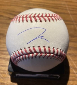 Nationals James Wood AUTO SIGNED Rawlings Major League Baseball- JSA COA - Picture 1 of 2