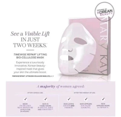  MARY KAY TIMEWISE REPAIR LIFTING Bio-Cellulose MASK -1 SAMPLE PACK / SACHET - Image 1 of 3