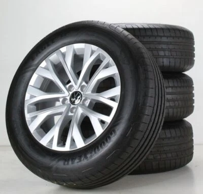 VW Touareg III CR Sommerräder 18 Zoll Felgen Cascade Alufelgen 760601025H - Bild 1 von 4