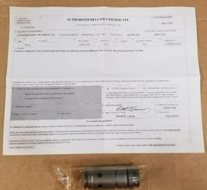 Pratt and Whitney PT6 p/n 3100610-01 Sleeve, Overhauled with 8130-3 - Bild 1 von 3