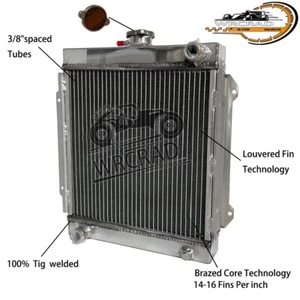 Radiator For 1970-1976 1971 1972 1973 Nissan Datsun B110 1200 120Y B210 2.1L A12 - Picture 1 of 10