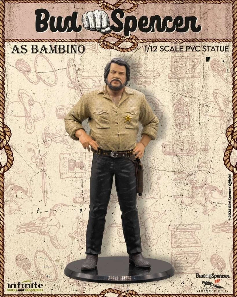 Bud Spencer "As Bambino" 1/12 Pvc Statue Figure Statuetta Figura 16cm - Immagine 1 di 1