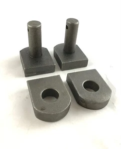 Weld On Gate Hook & Eye Set – 2 Hooks 2 Eyes – Steel – M10 to M25 – Heavy Duty - Picture 1 of 14