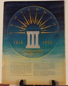 1958 Vintage Life Magazine Print Advertising "Squibb Laboratory"  - Picture 1 of 2