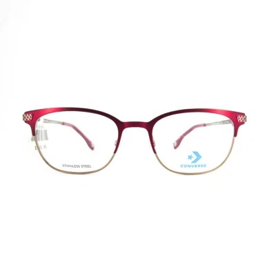 Armações de óculos CONVERSE K203 rosa quadrada infantil meninas 48-17-130 - Imagem 1 de 4