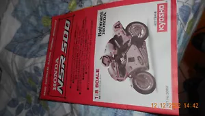 nur die Original Montageanleitung farbig f-RC Motorrad Honda NSR500- Kyosho 1:8 - Bild 1 von 4