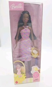2003 Easter Delights Barbie Doll African American NIB Spring, B1804 - Picture 1 of 6