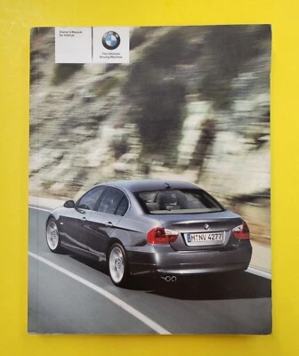 2005 BMW 3 Series Sedan 323i 325i 325xi 330i 330xi Owner's Owners Manual w/ Nav Foto 1 de 4