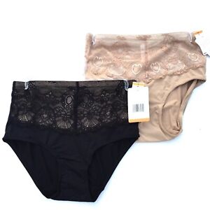 Warners Shaping Brief Tummy Toner Shaper Lace Panties Shapewear WA1470 All Sizes