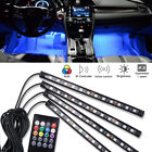 For Toyota Yaris 4x RGB LED Car Interior Footwell Strip Atmosphere Light 5V UK