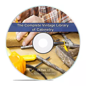 Classic Cabinetry, 50 Books, Cabinet Making Work Carpentry Wood, How To DVD H73 - Picture 1 of 10