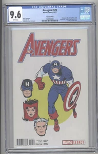 CUBIERTA VARIANTE AVENGERS #672 CGC 9.6 " JACK KIRBY & DON HECK" - Imagen 1 de 1