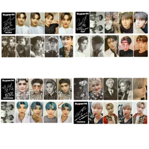 Tarjeta fotográfica de primer álbum Kpop SuperM Taeyong Baekhyun hecha a sí misma con autógrafo - Imagen 1 de 16
