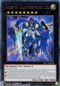 BLC1-EN018 Number 90: Galaxy-Eyes Photon Lord : Silver Ultra Rare 1st Edition Yu