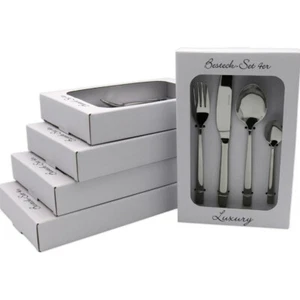 20 Teiliges Besteckset LUXURY Edelstahl (5 Personen) Essbesteck Tafelbesteck - Bild 1 von 7