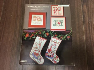 Cross Stitching Christmas by Jinice Charted Designs Book Sabra 1982 S44 - Foto 1 di 6