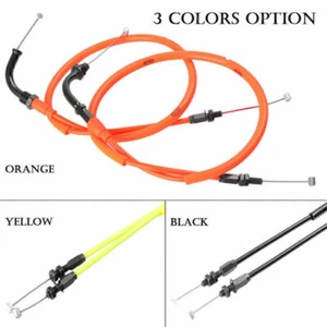 2x Moto Accelerator Lines Throttle Cables for Honda CBR1000RR 2004-2007 - Picture 1 of 12