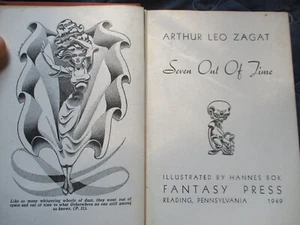 Seven Out of Time, Arthur Leo Zagat - First Edition, Fantasy Press hardback 1949 - Picture 1 of 18