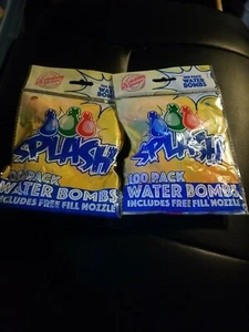 3 Stück 100 SPLASH Wasserbomben Düse im Inneren 1. Packung zum einfachen Befüllen von Wasser. - Bild 1 von 3