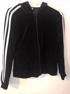 Vintage Girls Size small HOODIE MONTEAU USA BLACK - Picture 1 of 4