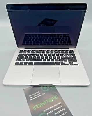 MACBOOK PRO 13 12.1 2015 INTEL i5-5257U 8GB RAM 256GB SSD A1502 RICONDIZIONATO - Immagine 1 di 4