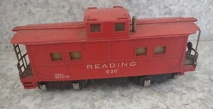 American Flyer S Gauge Illuminated Caboose Reading 630 Railroad Train Car - Picture 1 of 5