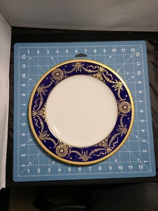 Vintage Coalport England China Teller blaugold 10,5 Zoll - Bild 1 von 4