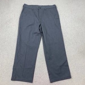 Croft & Barrow Classic Fit Straight Chino Pants Men's 33x30 Gray Flat Front - Picture 1 of 8