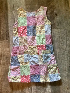 Girls vineyard vines, size 5 patchwork dress - Picture 1 of 4
