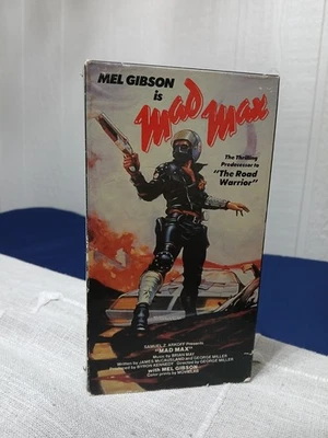 Mad Max 1983 VHS Starting Mel Gibson ~ Rare ~ Vestron Video - Image 1 of 4