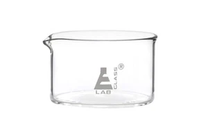 Plato cristalizador, 100 ml - Fondo plano, con caño - Vidrio borosilicato 3,3... - Imagen 1 de 5