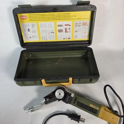 Lijadora de banda Proxxon BS/A LU-6868 con estuche - Probada funcionando - Mini lijadora de detalles Foto 1 de 4