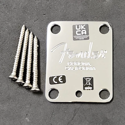 Placa de cuello Fender Eric Clapton Blackie Strat - Guitarra Corona California EE. UU. Foto 1 de 4