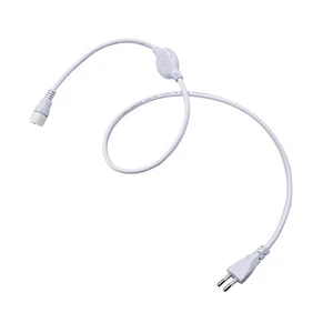 Cavo con presa 220v 2pin per tubo LED luminoso Luce fissa C18 - Foto 1 di 3
